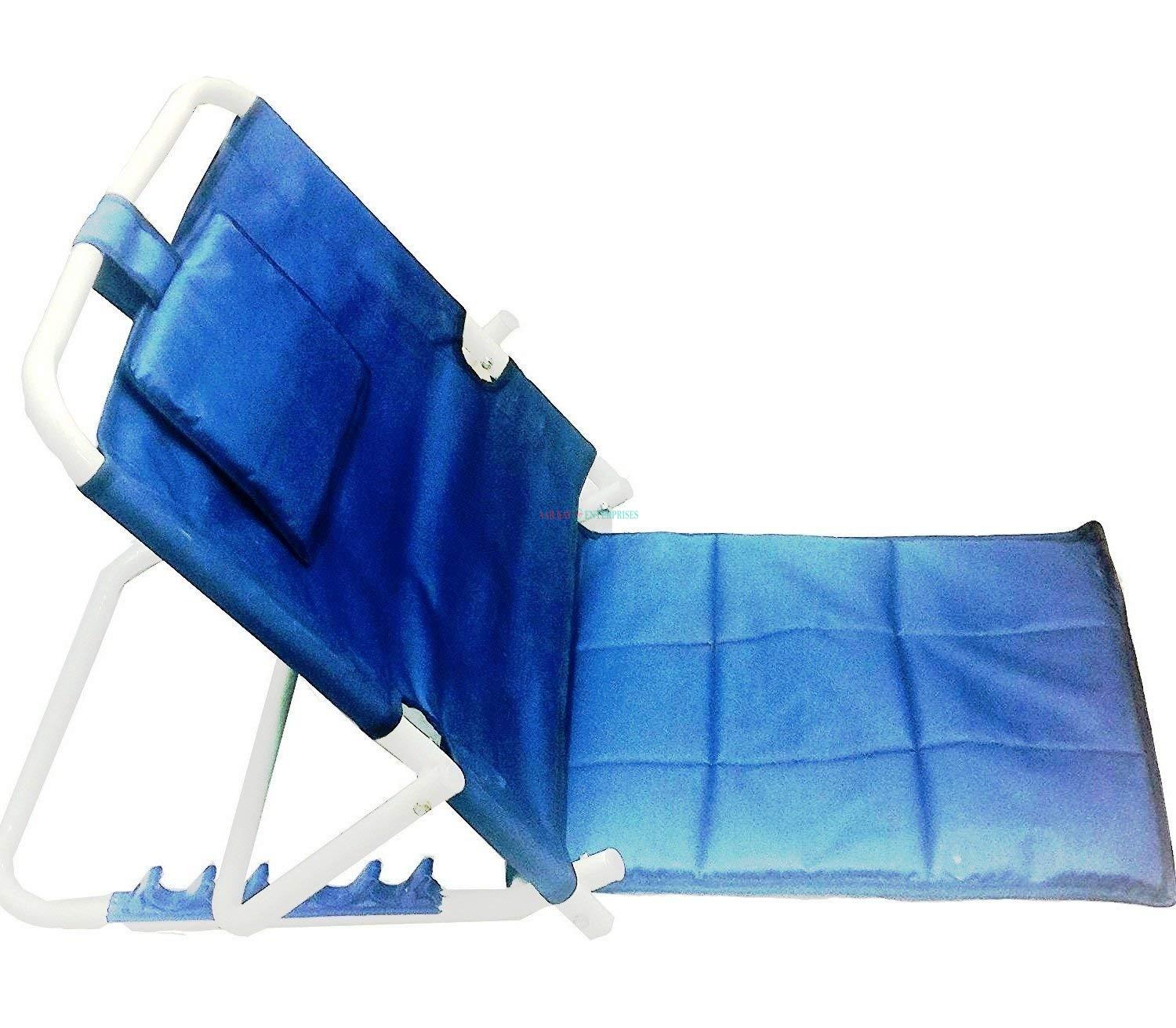 Albio Ortho Hospital Back Rest | Floor Back Rest for Use On Bed - Powder  Coated